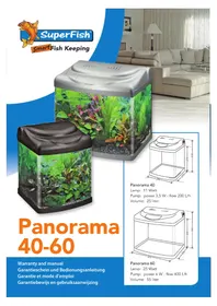 Notice SuperFish PANORAMA 60 Aquarium