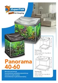 Notice SuperFish PANORAMA 40 Aquarium