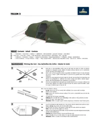 Notice Nomad TELLEM 3 Tente