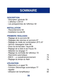 Notice GEEMARC CL600 Téléphone de bureau