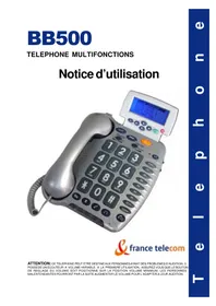 Notice GEEMARC BB500 Téléphone de bureau