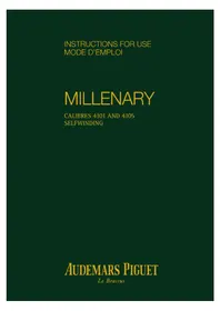 Notice Audemars Piguet MILLENARY 15352OR.OO.D093CR.01 Montre