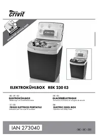 Notice CRIVIT REK 230 E3 Kühlschrank
