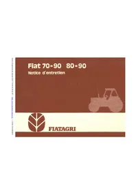 Notice FIAT 7080 Tracteur