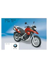 Notice BMW G 650 GS (2008) オートバイ
