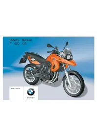 Notice BMW F 650 GS (2009) オートバイ