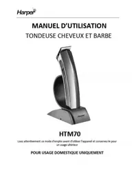 Notice HARPER HTM70 Tondeuse