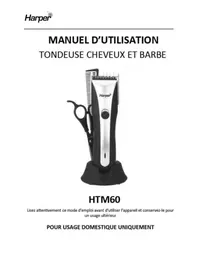 Notice HARPER HTM60 Tondeuse