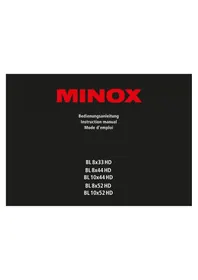 Notice MINOX BL 8X33 HD Jumelles
