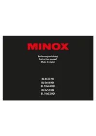 Notice MINOX BL 8X44 HD Jumelles