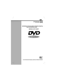 Notice DAEWOO DHT230NT DVD player