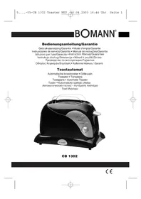 Notice BOMANN CB1302 Grille pain