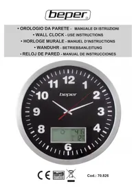 Notice Beper 70.826 Montre