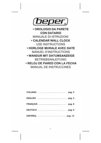 Notice Beper 70.823 Montre