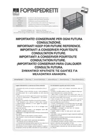 Notice Foppapedretti RAFFI Lit bébé