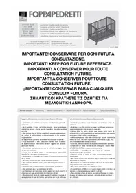 Notice Foppapedretti PASTELLO Lit bébé