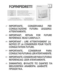 Notice Foppapedretti ARMONY Lit bébé