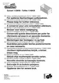 Notice Geuther TOFFEE Lit bébé