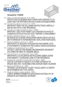 Notice Geuther SYMPATHIE Lit bébé