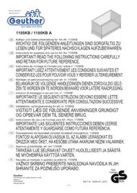 Notice Geuther KLAPPBETT Lit bébé