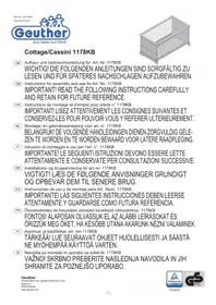 Notice Geuther CASSINI Lit bébé