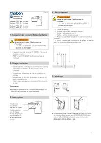 Notice THEBEN THELUXA P300 BK Détecteur de mouvement