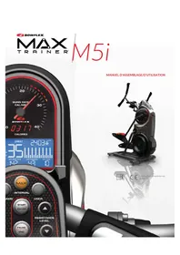 Notice BOWFLEX MAX TRAINER M5I Vélo elliptique