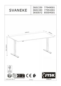 Notice JYSK SVANEKE Table