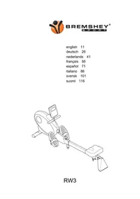 Notice Bremshey RW3 Rowing Machine