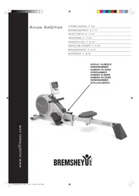 Notice Bremshey ARROW AMBITION Rowing Machine