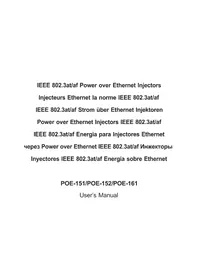 Notice Planet POE161 Carte réseau / adaptateur