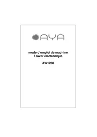 AYA AW1208 - Machine à laver