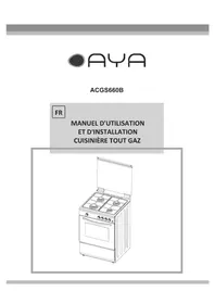AYA ACGS660B - Cuisinière