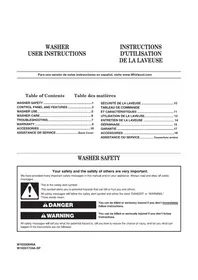 Notice Estate ETW4400WQ Washing machine