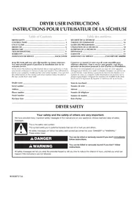 Notice Estate EGD4400WQ Tumble drier