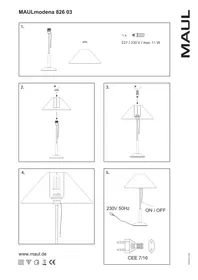 Notice MAUL MODENA Éclairage
