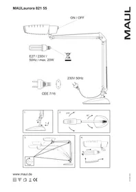 Notice MAUL AURORA Éclairage