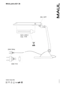 Notice MAUL ADRIA Éclairage