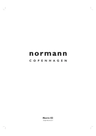 Notice Normann NORM 03 Beleuchtung