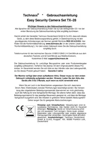 Notice TECHNAXX TX28 Caméra de surveillance