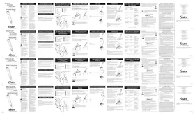 Notice OSTER A6 Tondeuse