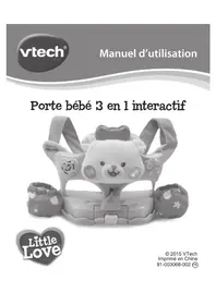 Notice VTECH PORTE BéBé 3 EN 1 INTERACTIF Jouets éducatifs