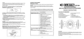 Notice CURTIS CD194 Lecteur/enregistreur de cd