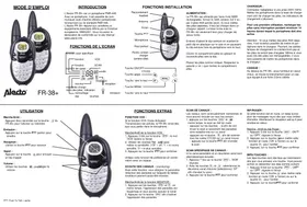 ALECTO FR38 Plus - Talkie-walkie