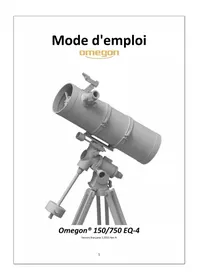Notice Omegon 150750 EQ4 Télescope