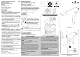 CALOR AutoStop CV8549 - Sèche cheveux