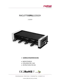 Notice ROTEL U1231CH Grill plate