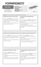Notice Foppapedretti STIROFAST Table de repassage