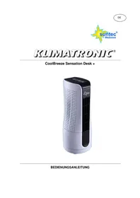 Notice SUNTEC COOLBREEZE SENSATION DESK+ Ventilator