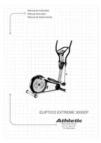 Notice Athletic EXTREME 3000EP Vélo elliptique